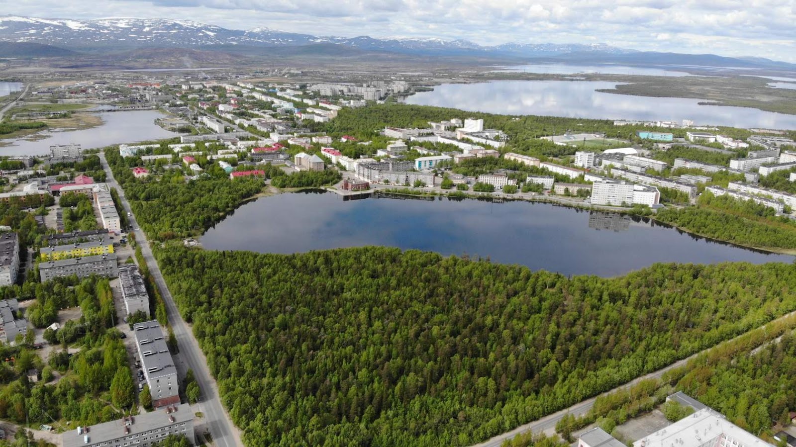 Мурманск Комсомольское озеро